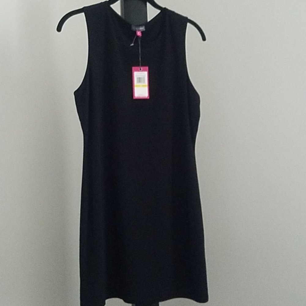 Vince Camuto Black Sleeveless Dress M NWT